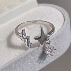 South Korea Fashion Personalized Flower Niche Design Ring