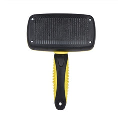 Self-cleaning needle pet comb