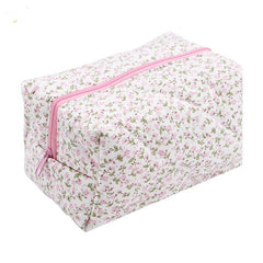 Floral Makeup Travel Skincare Zipper Bag