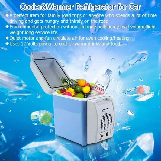 PORTABLE 4 LITRE CAR FRIDGE REFRIGERATOR