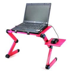 Adjustable Folding Laptop & Notebook Table With Mouse Stand