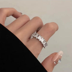 South Korea Fashion Personalized Flower Niche Design Ring