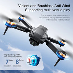 Professional 4k Drone Dual HD Camera foldable  WIFI FPW drone