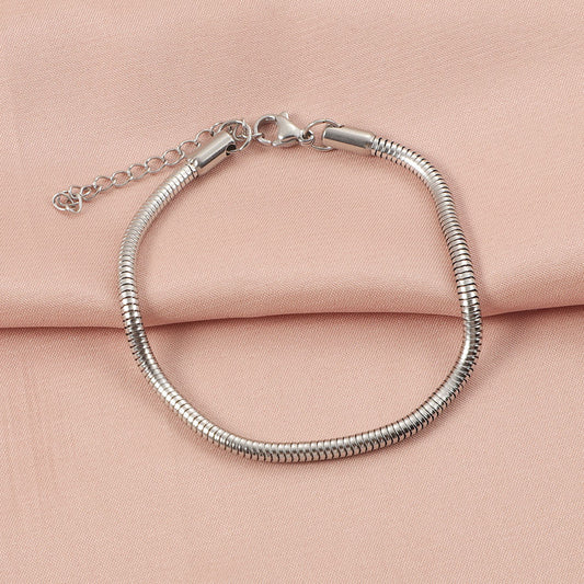 Snake Chain Bracelet Trend Simple Stainless Steel