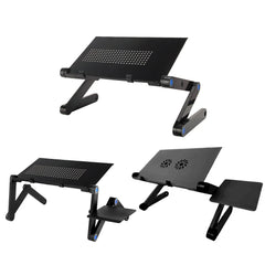 Adjustable Folding Laptop & Notebook Table With Mouse Stand