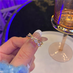 South Korea Fashion Personalized Flower Niche Design Ring