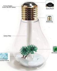 USB Portable Desktop Bulb Air Humidifier with On/Off 7 Color