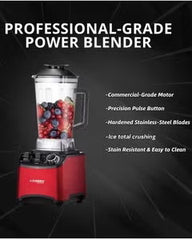 High Speed Professional Commercial Blender 1800Watts Copper Motor Unbreakable PC 2.0L Jar