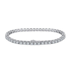 S925 Sterling Silver Hair Nursing 40mm Tennis Bracelet