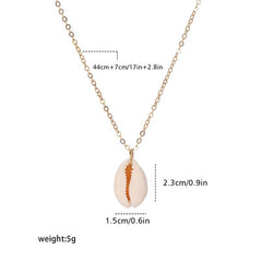 Single Layer Beach Shell Necklace, Niche